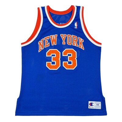【未使用品】 NBA EWING ＃33 パトリック・ユーイング ユニフォーム VTG RARE NEW YORK KNICKS #33 EWING AUTHENTIC CHAMPION