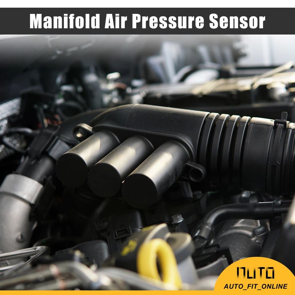 Sensor de presión colector MAP único repuesto 56026770 para Dodge B150 negro Foto 3 de 4