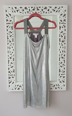 versace silver dress