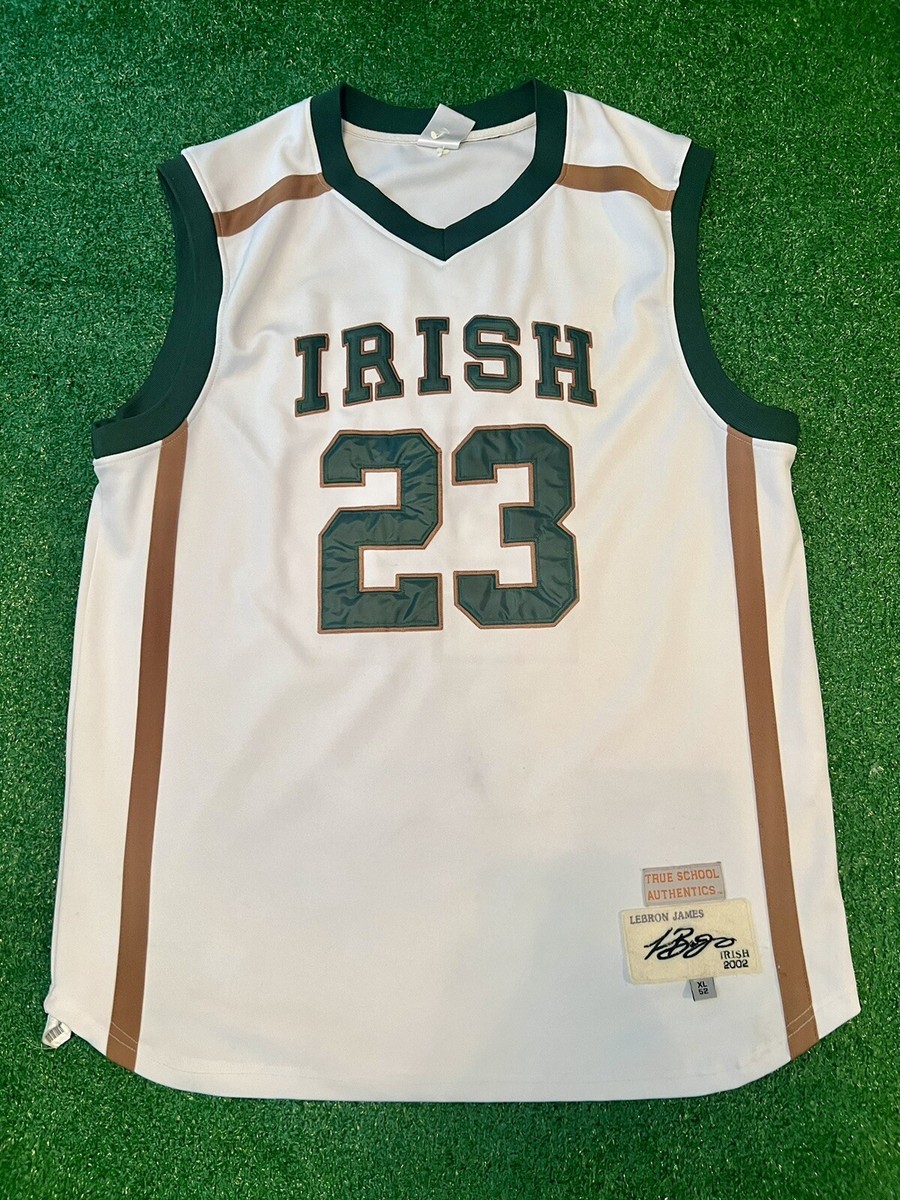 Lebron James #23 IRISH High School Jersey SIZE 52 True School