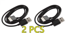 2 Pk USB Sync Data Charger Cable for OEM Samsung Galaxy Tablet  7.0 7.7 8.9 10.1