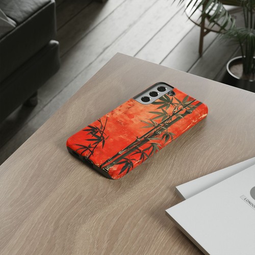 Bamboo Shoots Red - Phone Ink Case for iPhone, Galaxy, Pixel - Picture 257 of 281