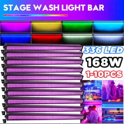#ad #ad 168W RGB 336LED Wall Washer Stage Light Bar DMX Party Club DJ Club Disco Light $109.24