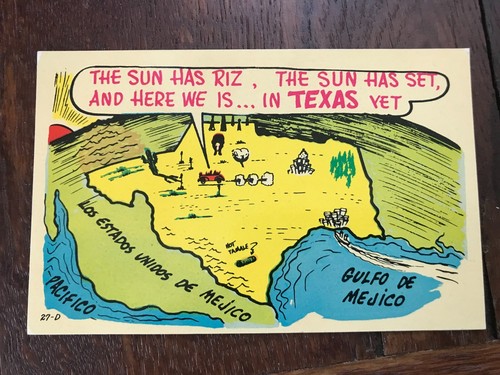 The Sun Has Riz The Sun Has Riz the Sun Has Set And Here We is in Texas Yet Postcard | eBay