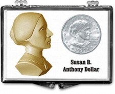 M&uuml;nze Schnappverschluss Halter Susan B. Anthony B&uuml;ste Dollar Aufbewahrung Dis...