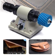 Electric Leather Edge Polishing Grinding Burnishing Machine Leather Tool 8000RPM