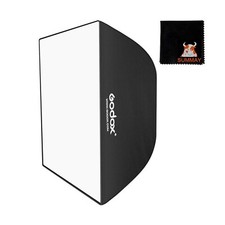 Godox 60x60cm Rectangular Softbox Bowens Mount for Studio Monolight Flash Por