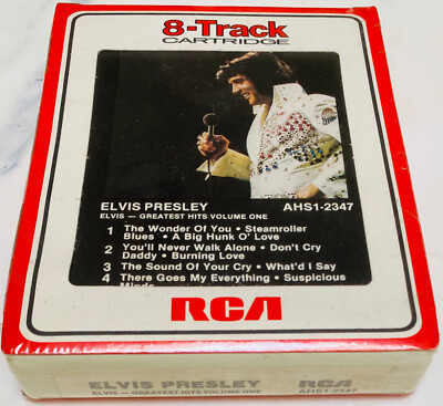 ELVIS PRESLEY '' GREATEST HITS, VOLUME ONE ''  8-Track Tape  New SEALED RARE