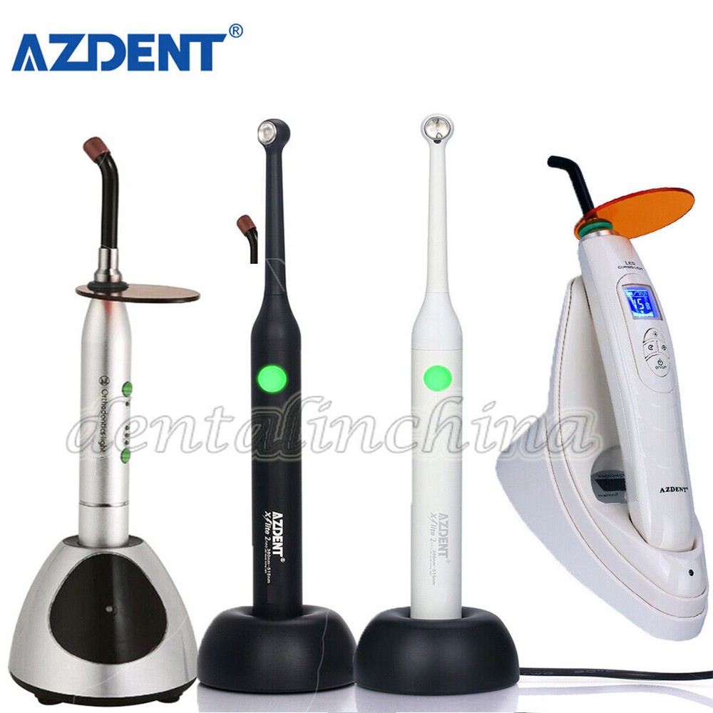Dental Wireless LED Cure Curing Light Lamp Wide Spectrum 2300mw/cm² /2700mw/cm²