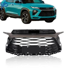 For Chevrolet Trailblazer 2021-2023 Front Upper Grill Grille Chrome Mesh Style