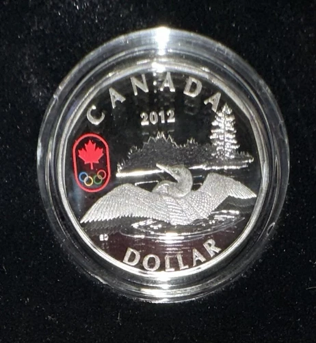 Photo of a 2012 Canada Loonie from an eBay listing that sold on Jul 14, 2026