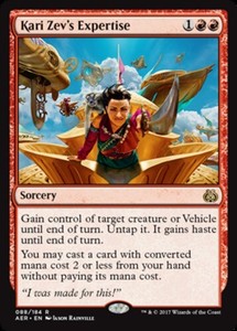 Kari Zev's Expertise - Foil x1 - Aether Revolt - NM-Mint, English - Aether Revol