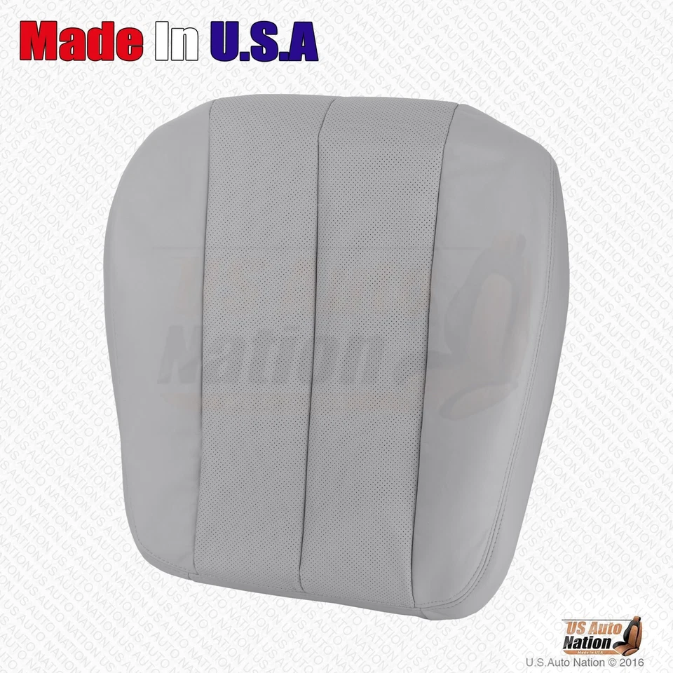 1990 - 1995 Mercedes Benz SL500 SL600 Driver-Passenger Bottom Leather Cover Gray - Image 2 of 4