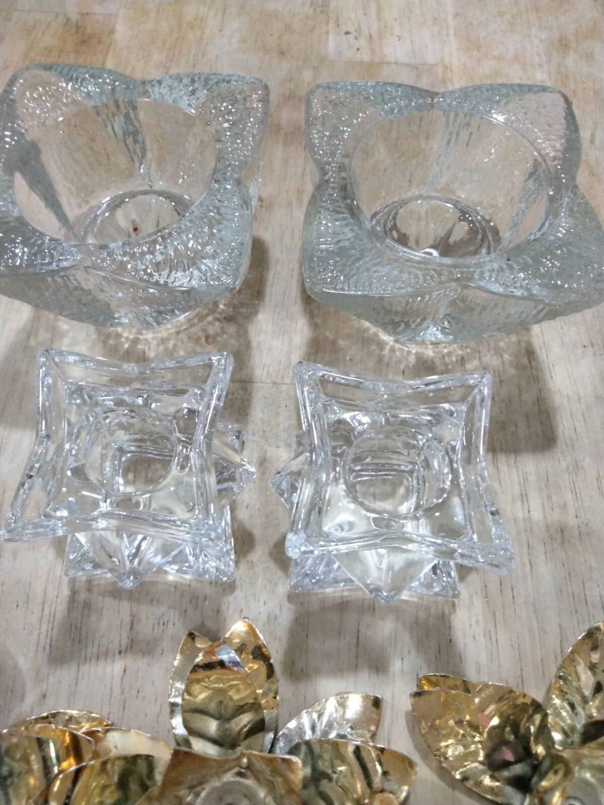 Candlewick Taper Candle Holders Lot of 7 eBay