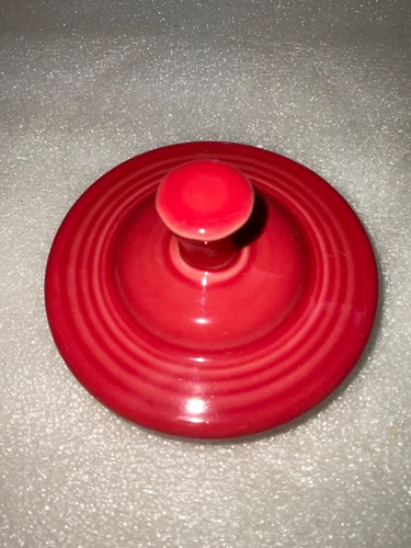 SUGAR LID only FIESTA scarlet red NEW