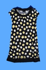 2000s Short Sleeve Retro Polka Dot Print Dress