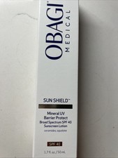 Obagi Sun Shield Mineral UV Barrier Protect Broad Spectrum SPF 40 1.7 oz NEW