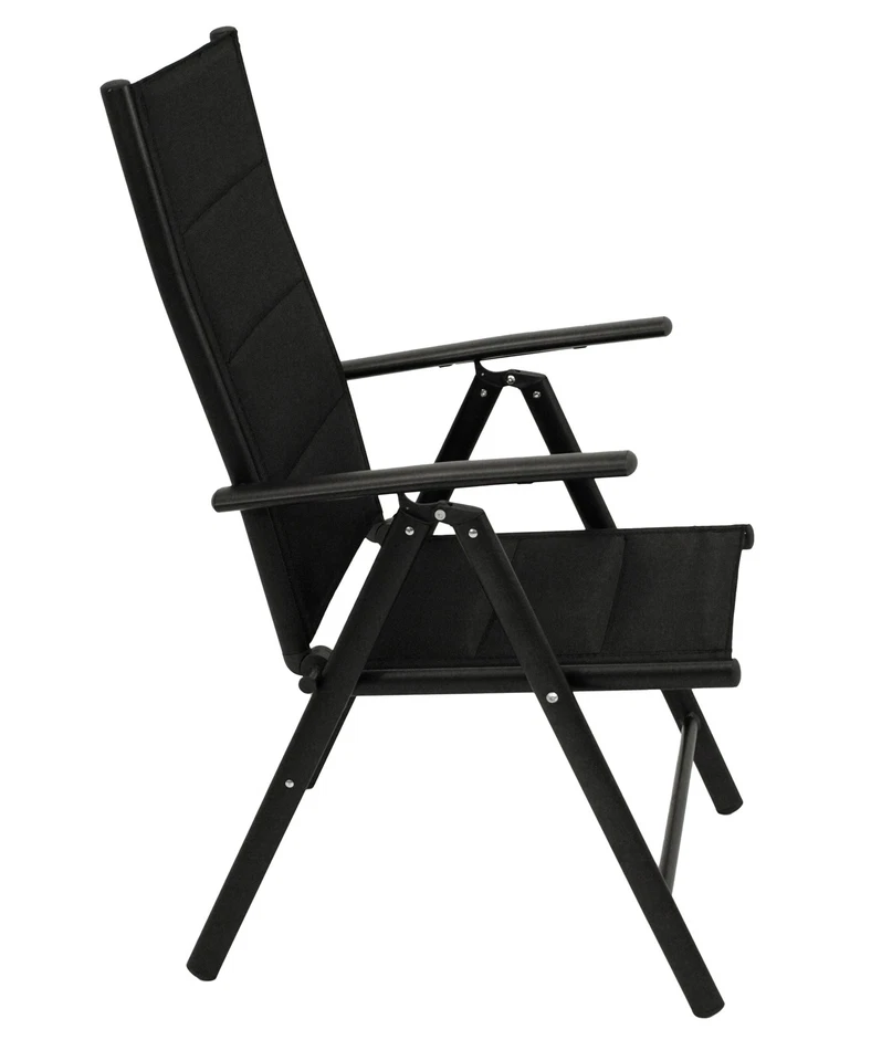 Gartengarnitur Alu Sitzgruppe Gartenmöbel Garnitur FARO Alu Keramik grau 5-teil. - Bild 3 von 4