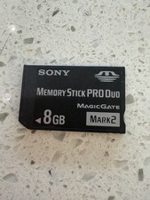 OEM Genuine Sony 8GB Mark2 Memory Stick Pro Duo MagicGate MS-MT8G
