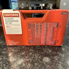 CRAFTSMAN 208 PC ULTIMATE BIT SET 920050 Brand New! FREE SHIP