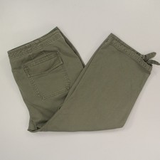 Old Navy Womens Cargo Capri Pants Size 14 Oli...