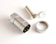 91MC3M Wire Pro 3-Pin Contact Male Cable Plug Microphone Connector Audio