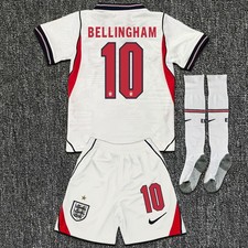 Bellingham #10 Kids England Home Stadium Kit 2026/27