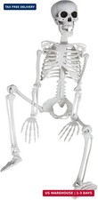 3ft/36inch Skeleton for Halloween, Realistic Skeleton with Posable Joints