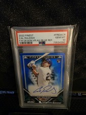 2022 Topps Finest - Finest Rookies  Cal Raleigh #FRDA-CR Blue Refractor /150 