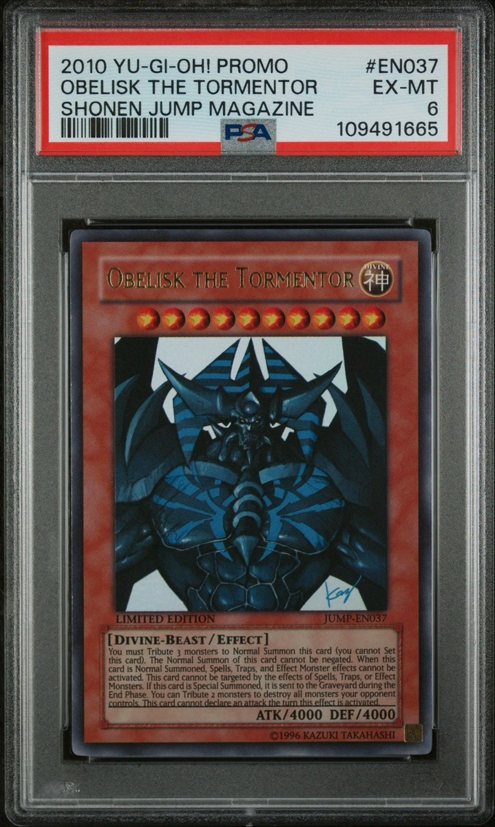Obelisk The Tormentor Konami Yu-Gi-Oh! TCG Professional Sports