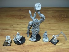 lot of 5 D D Pathfinder Miniatures Magic User Wizard Grim Reaper Ghost Ent Tree