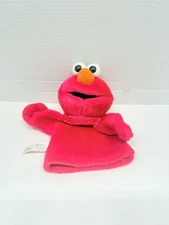 Sesame Street Elmo 8" Stuffed Plush Hand Puppet Toy  2004 Fisher-Price