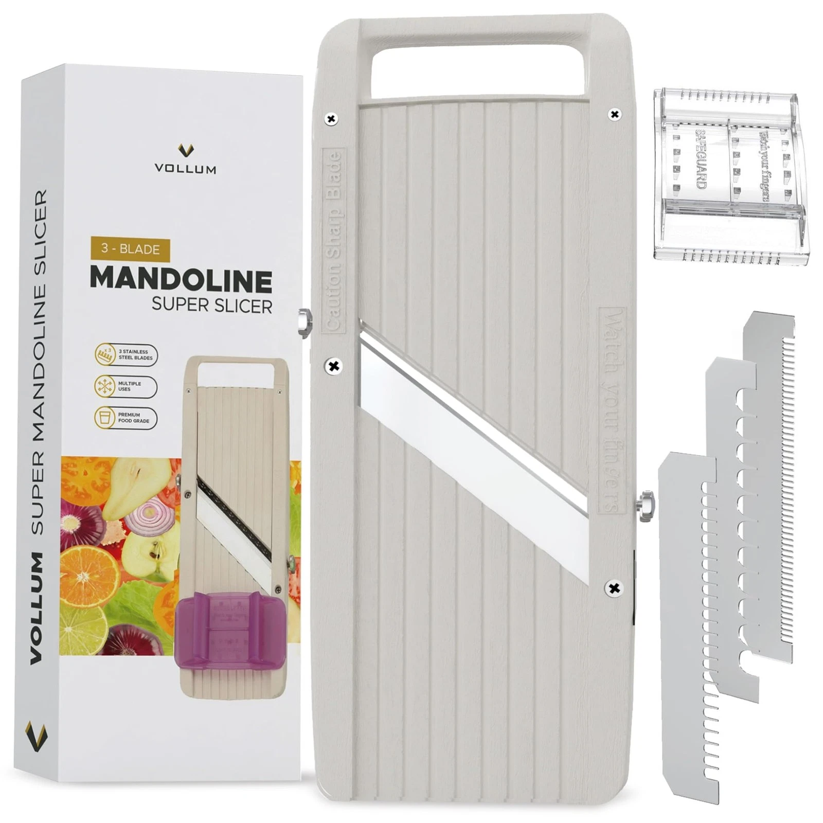 Wide Japanese Mandoline Slicer for Kitchen – Professional Slicer Vegetable Cu...