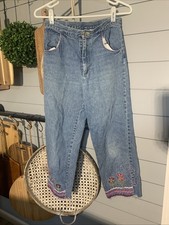 Vintage Disney POOH 100 ACRE COLLECTION Pooh Blue Jeans -Size 12   