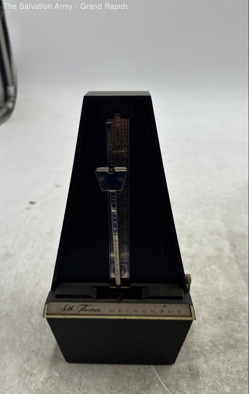Seth Thomas E500-000 Black Metronome De Maelzel Model Conductor