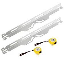 Wheel Alignment Tool, Heavy Duty Toe Alignment Tool Plates, 2PCS Stainless 