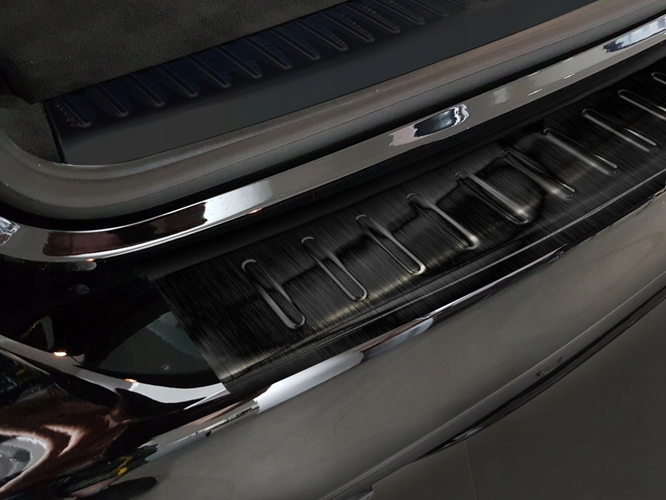 für MERCEDES C CLASS W205 T-MODEL 2014-2021 KOMBI LADEKANTENSCHUTZ EDELSTAHL