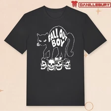 Fall Out Boy Black Cat 2025 Fan Gifts Unisex T-Shirt