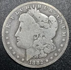 1882 CC Morgan Silver Dollar $1 VG Very Good Details Carson City