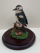 Country Artists  Great Spotted Woodpecker 01163 sculptured by Catherine Barnsley