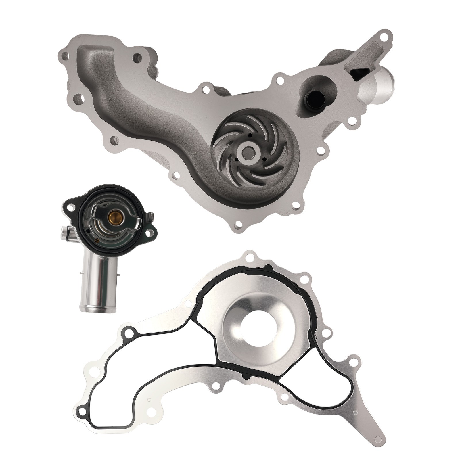 Coolant Pump w/ Thermostat for Maserati Ghibli/Levante V6 3.0 14-2022 297912
