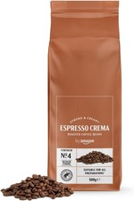 by Amazon Espresso Crema Light Roast Coffee Beans, 500g, Rainforest Alliance Ce 16.50 per kilo