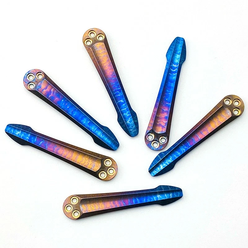 Für Spyderco C81 Rückenclip Titan Messerclip CNC Taschenclip Klappmesserteile - Bild 3 von 4