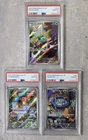 PSA 10 SEQUENTIAL SET - Bulbasaur Charmander Squirtle Art Rare SVG Japanese