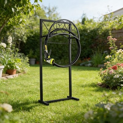 Garden Hose Holder - Upgraded Water Hose Holder Holds 151-feet Hose, Heavy Duty