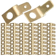 Pcs Quick Disconnect Connectors, 1/4" Male Tab  10 Stud, Brass Copper, Non 50