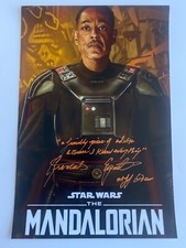 GIANCARLO ESPOSITO In Person Signed Autograph 30x45cm STAR WARS MANDALORIAN