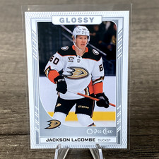 Jackson LaCombe Glossy OPC R-34 Silver 2023-24 Upper Deck Series 2 Hockey NHL 