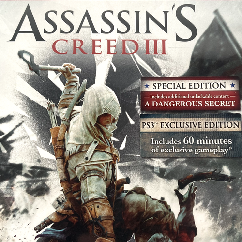 Assassin's Creed III PS3 Special Edition (2012) PAL Brand New & Factory Sealed - Picture 3 of 22