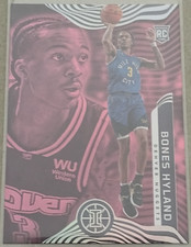 2021-22 Panini Illusions #176 Bones Hyland RC Red/Purple Trophy Collection